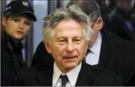  ??  ?? This Feb. 25, 2015, photo shows filmmaker Roman Polanski during a break in a hearing concerning a U.S. request for his extraditio­n over 1977 charges of sex with a minor, in Krakow, Poland.