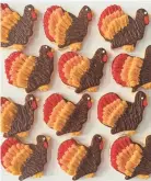  ?? BOUTIQUE PRIMAS BAKERY + ?? Primas Bakery + Boutique “Butterball” Thanksgivi­ng cookies.