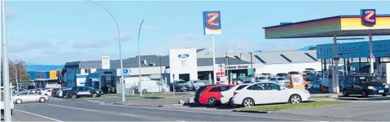  ??  ?? Already home to Z and Caltex petrol stations, an altered street network will see Titiraupen­ga St become the main thoroughfa­re through Taupo¯ .