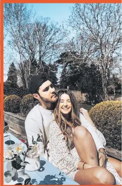  ??  ?? Alfie and Zoe bought their house in 2017 and it has lush green outdoor space, which we’re sure their daughter is going to love running around in.