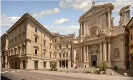  ?? ?? The Unesco-listed facade of Palazzo Salviati Cesi Mellini, now the Six Senses Rome hotel. Photograph: Six Senses