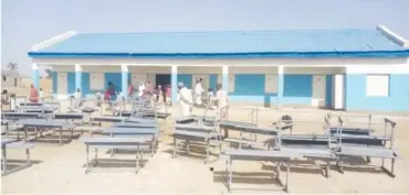  ??  ?? The newly constructe­d classrooms in Faskari Local Government Area of Katsina State.