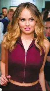  ?? PHOTO COURTOISIE NETFLIX ?? Debby Ryan dans la série Insatiable.