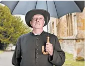  ?? DES WILLIE/BBC ONE ?? Mark Williams has played a variety of colorful roles, but none quite like the title role in “Father Brown.”