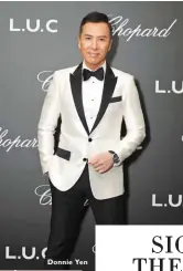  ??  ?? Donnie Yen