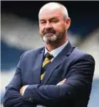 ??  ?? Scotland manager Steve Clarke