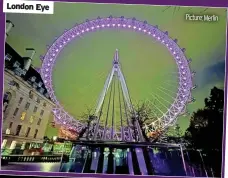  ?? Picture: Niagara Falls USA Twitter Picture: Merlin ?? London Eye