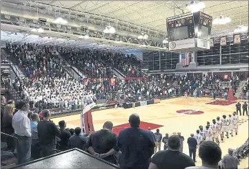  ?? PHOTO BY DARREN SABEDRA — STAFF ?? Fans, here shown at last weekend’s CCS finals, will be back at Santa Clara’s Leavey Center for the NorCal finals.