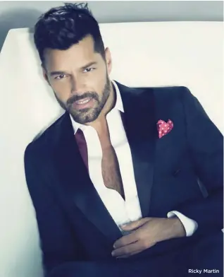  ??  ?? Ricky Martin