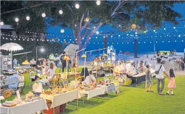  ?? ?? The kid-friendly night market with a buffet-styled street food at So Sofitel Hua Hin.