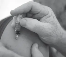  ??  ?? Le lancement de la campagne de vaccinatio­n contre la grippe saisonnièr­e est pour bientôt