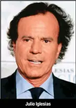  ??  ?? Julio Iglesias