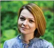  ??  ?? „ Yulia Skripal has thanked the medical staff for saving their lives.