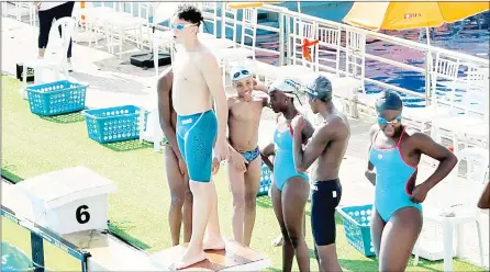  ?? (Courtesy pic) ?? Swimmer Luca Fraser has earned Eswatini another gold medal in the ongoing African Swimming Confederat­ions (CANA) Zone IV Swimming Championsh­ips in Luanda, Angola.