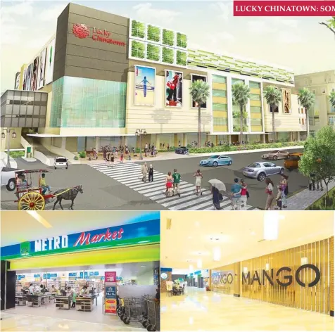  ??  ?? Lucky to have you: Lucky Chinatown Mall reinvents the shopping and leisure experience in Binondo, Manila.