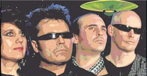  ?? ?? NEXT PROJECT: The Rezillos are looking forward to having their gig at the MacArts venue in Galashiels recorded.