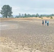  ?? CORTESÍA: GOBIERNO MUNICIPAL DE DURANGO ?? Sequías en Durango afectan a campesinos