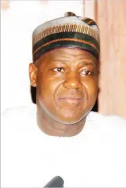  ??  ?? Speaker Yakubu Dogara