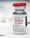  ?? Godofredo A. Vásquez / Staff ?? Doses of the Moderna COVID-19 vaccine arrived Monday at United Memorial Medical Center.