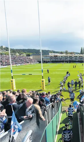  ??  ?? Bath Rugby Foundation is calling for businesses and individual­s to get involved in its sleep out in November to help raise funds for vulnerable young people in the community