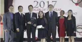  ??  ?? 3 FOTON CAGAYAN DE ORO - DEALER OF THE YEAR 2ND RUNNER UP IN VISAYAS MINDANAO