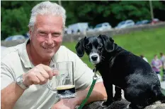  ??  ?? ●● Geoff Salt with his dog Trudie