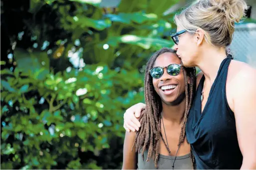  ?? PHOTO / THE SUNDAY TIMES ?? With a facilitato­r at Myco Meditation­s in Jamaica.