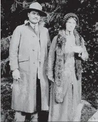  ?? Contribute­d ?? Mary Houghton seen with her husband William Brent.