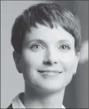  ??  ?? Frauke Petry