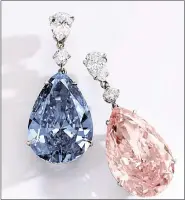  ??  ?? The Apollo & Artemis Diamonds — Sotheby’s Geneva 16 May 2017.