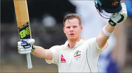  ??  ?? CAPTAIN FANTASTIC . . . Steve Smith underlined his status as the world’s best batsman with a match-winning double century in the Ashes yesterday