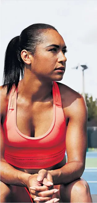  ??  ?? Back on track: Heather Watson starts her Wimbledon singles campaign today