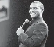  ?? Agence France-Presse / Getty Images ?? TREVOR NOAH’S hiring as future “Daily Show” host was considered a bold, forward-thinking move.