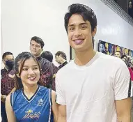  ?? ?? Donny Pangilinan and Belle Mariano.