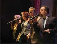  ?? (CTK/Zuma Press/TNS/Libor Teichmann) ?? Cheryl Bentyne, Janis Siegel, Alan Paul and Trist Curless of the Manhattan Transfer perform during the Czechoslov­ak Jazz Festival in Prerov, Czech Republic, in 2018.