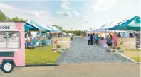  ?? MELISSA KATZ/MKATZ DESIGNS ?? An artist’s rendering of EZHomestea­ding Farmer’s Market. The inaugural opening is 8 a.m. to 2 p.m. on March 25 in Norfolk.