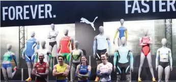  ?? ?? ▲ Puma launches a new brand campaign with Olympic athletes