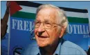  ?? ASSOCIATED PRESS FILE PHOTO ?? JEWISH-AMERICAN SCHOLAR AND ACTIVIST NOAM CHOMSKY is joining the faculty of the University of Arizona this month.