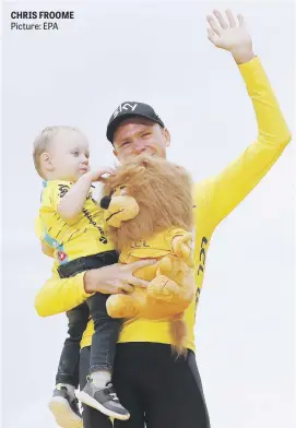  ?? Picture: EPA ?? CHRIS FROOME