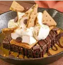  ??  ?? TGIFridays S’mores Brownie