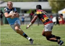  ?? GETTY IMAGES ?? Northland’s Scott Gregory scores against Waikato in Kaikohe yesterday.