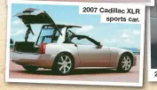  ?? ?? 2007 Cadillac XLR sports car.