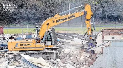  ?? ?? Torn down The playbarn is no more