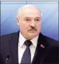  ?? BelTA ?? PRESIDENT Alexander Lukashenko’s widely disputed reelection sparked months of mass protests.