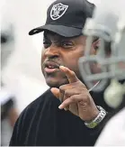  ?? MARCIO JOSE SANCHEZ/ AP ?? Art Shell was the first Black coach to be an NFL head coach when he took over the Raiders in 1989.