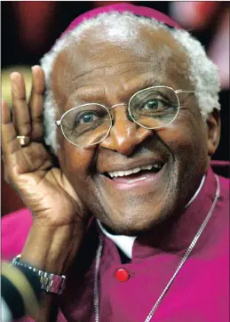  ?? PICTURE: REUTERS/JUDA NGWENYA ?? Archbishop Emeritus Desmond Tutu.