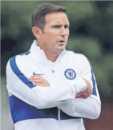  ??  ?? Lampard retornó al Chelsea, pero ahora como DT.