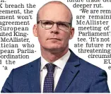  ??  ?? No warning: Simon Coveney