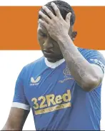  ?? ?? Stephen Halliday on why Alfredo Morelos
must rediscover his predatory instincts if his team are to flourish