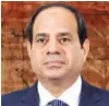  ??  ?? Abdel Fattah El-Sisi